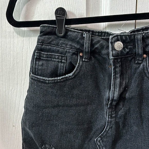 PACSUN Distressed Denim Mini Skirt - Picture 2 of 6